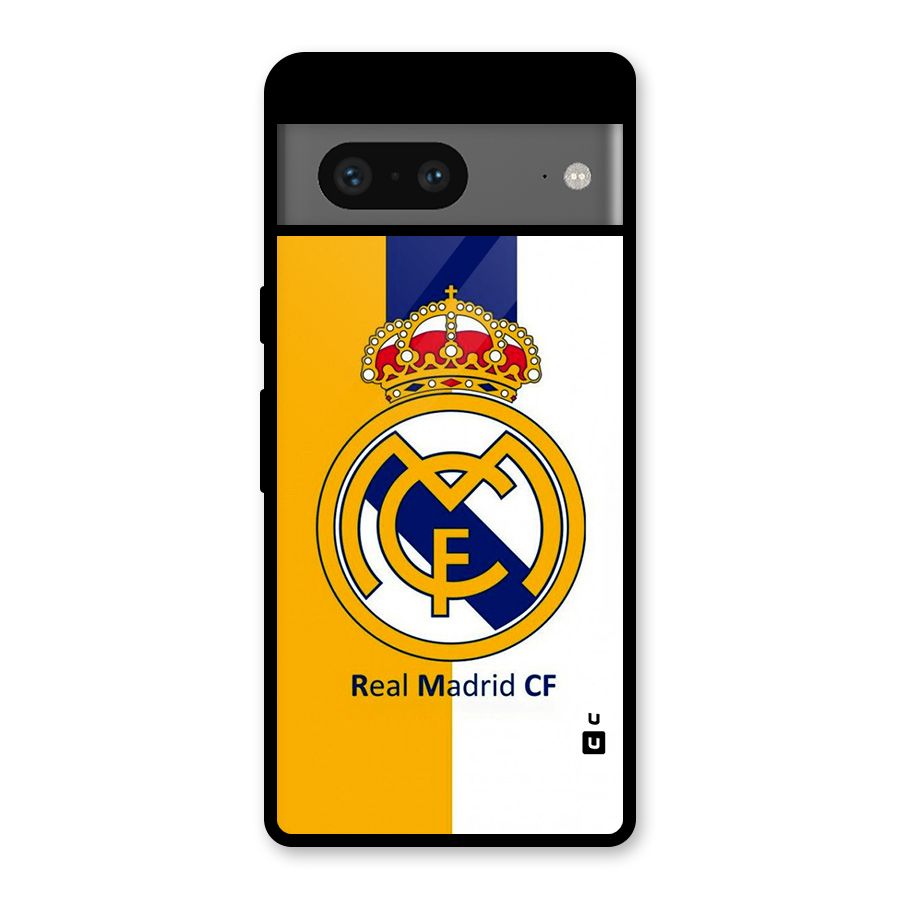 Real Madrid Glass Back Case for Google Pixel 7