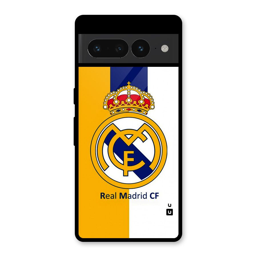 Real Madrid Glass Back Case for Google Pixel 7 Pro