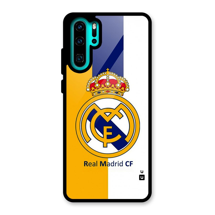 Real Madrid Glass Back Case for Huawei P30 Pro