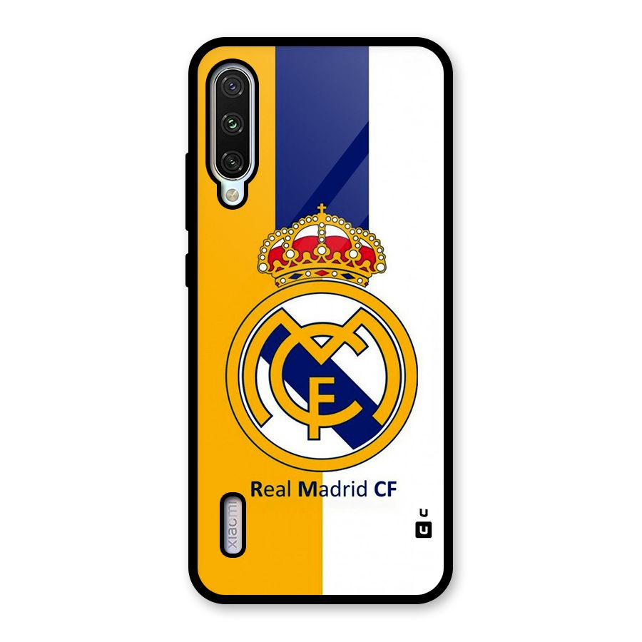 Real Madrid Glass Back Case for Mi A3