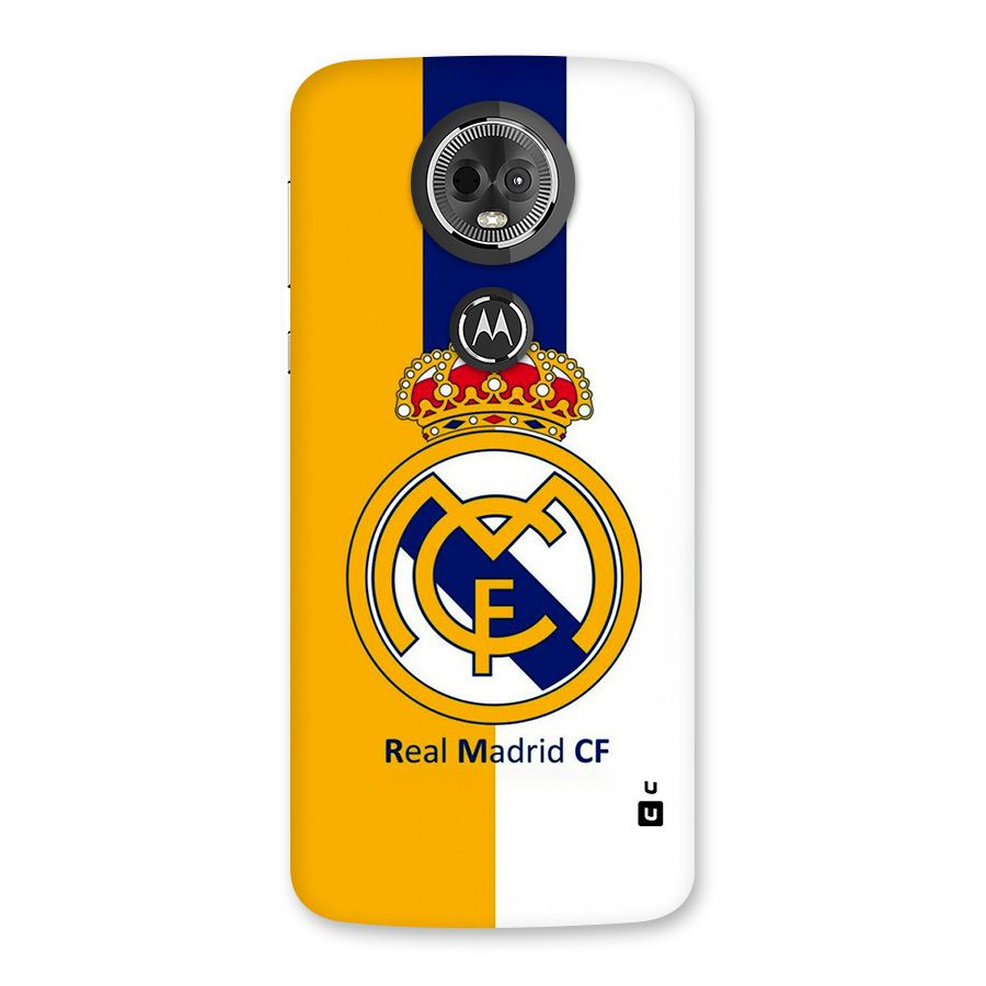 Real Madrid Back Case for Moto E5 Plus