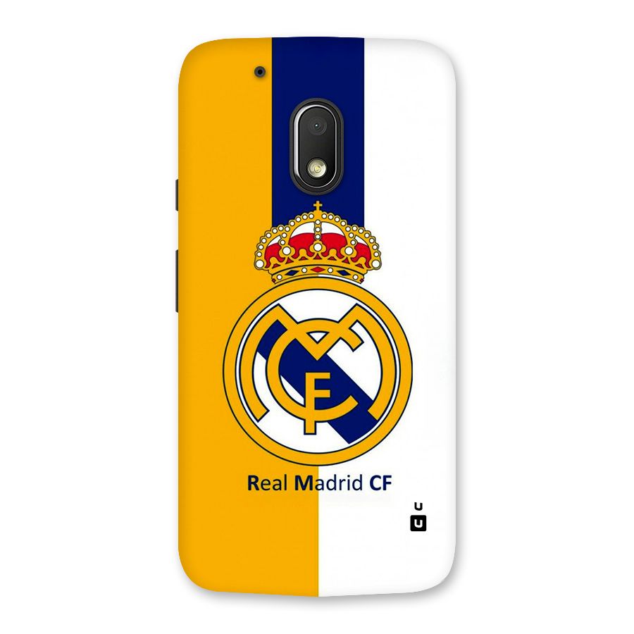 Real Madrid Back Case for Moto G4 Play