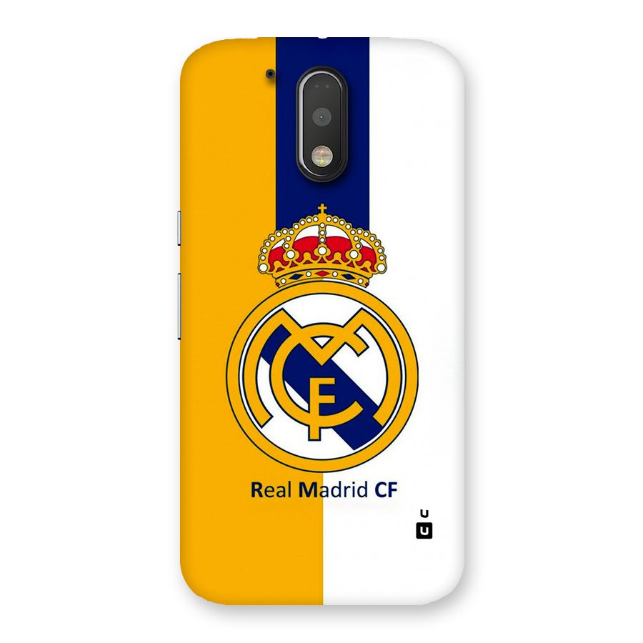 Real Madrid Back Case for Moto G4 Plus