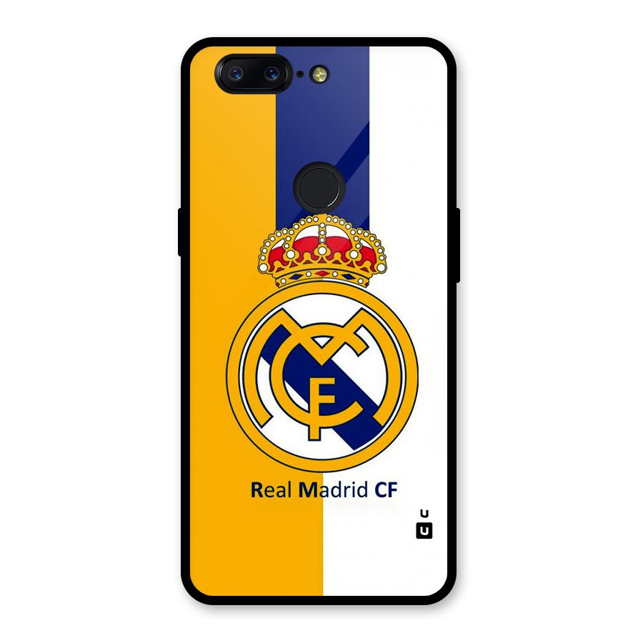 Real Madrid Glass Back Case for OnePlus 5T