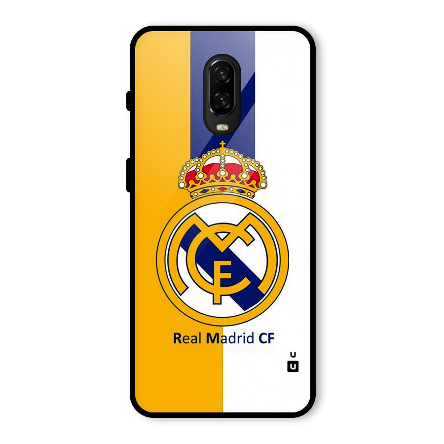 Real Madrid Glass Back Case for OnePlus 6T