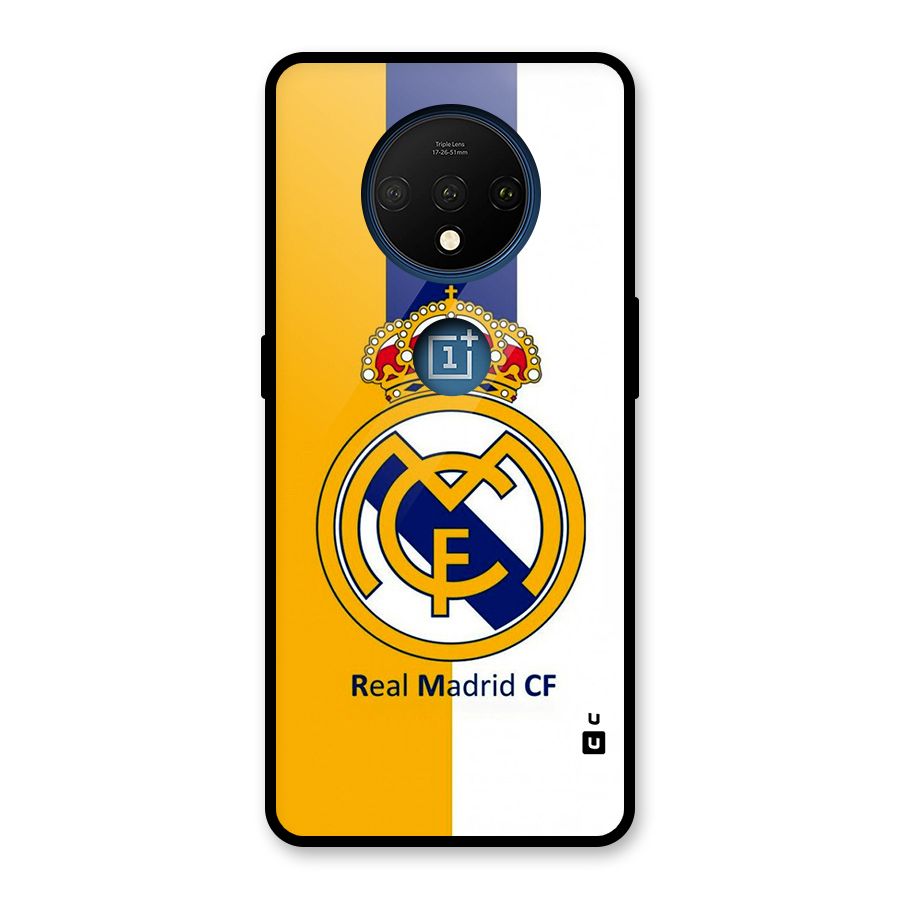 Real Madrid Glass Back Case for OnePlus 7T