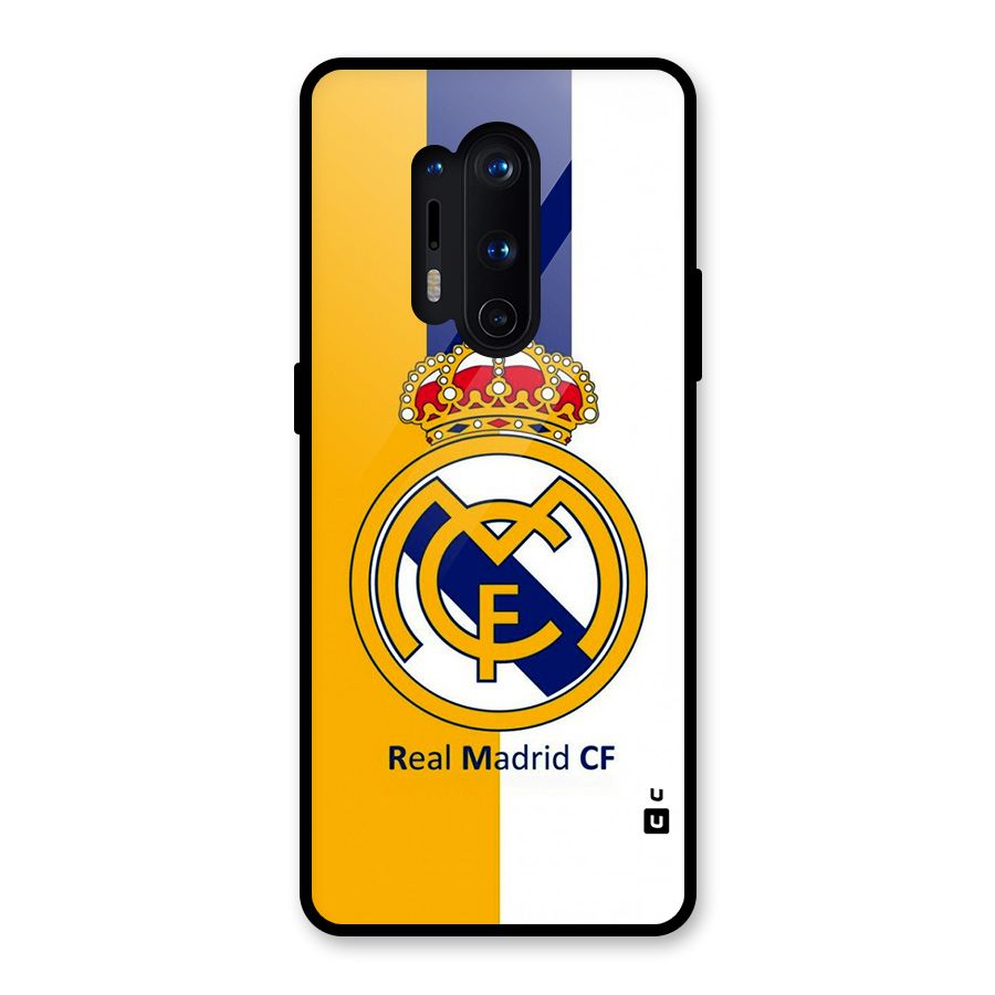 Real Madrid Glass Back Case for OnePlus 8 Pro