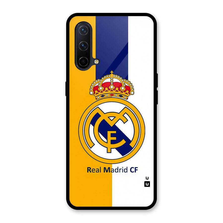 Real Madrid Glass Back Case for OnePlus Nord CE 5G