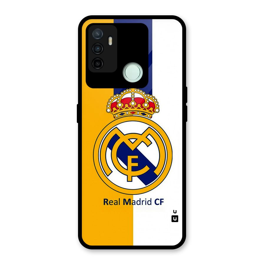 Real Madrid Glass Back Case for Oppo A53