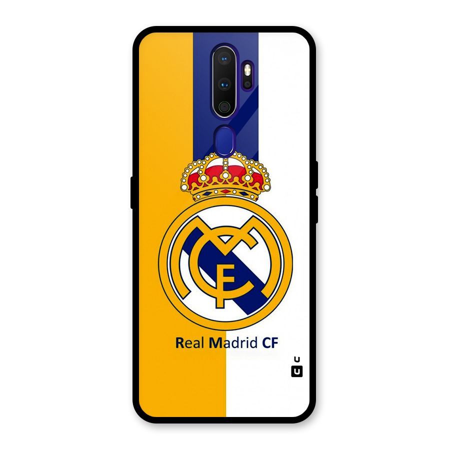 Real Madrid Glass Back Case for Oppo A9 (2020)