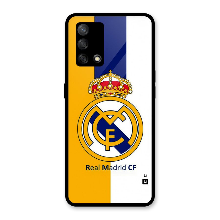 Real Madrid Glass Back Case for Oppo F19
