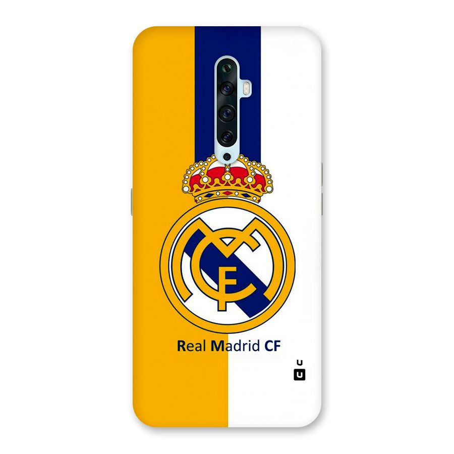Real Madrid Glass Back Case for Oppo Reno2 F