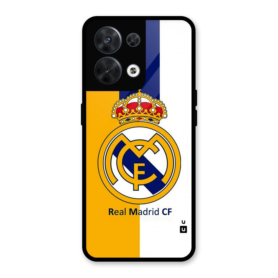 Real Madrid Glass Back Case for Oppo Reno8 5G