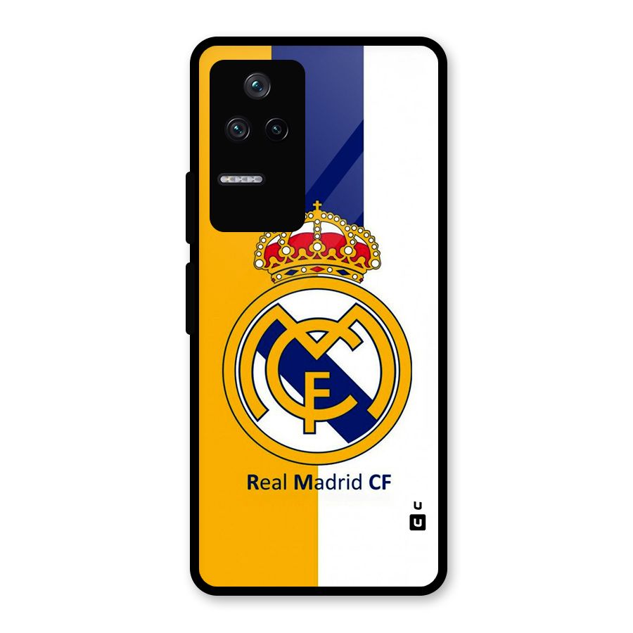 Real Madrid Glass Back Case for Poco F4 5G