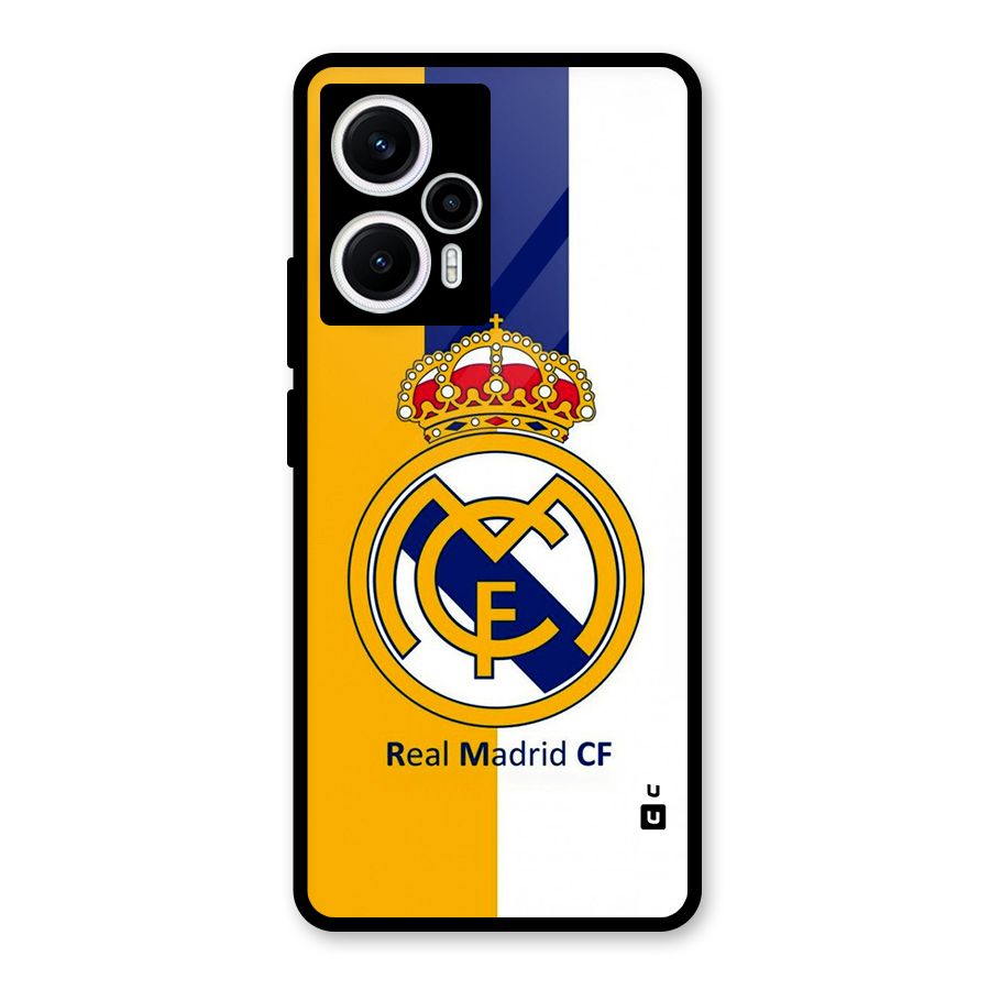 Real Madrid Glass Back Case for Poco F5