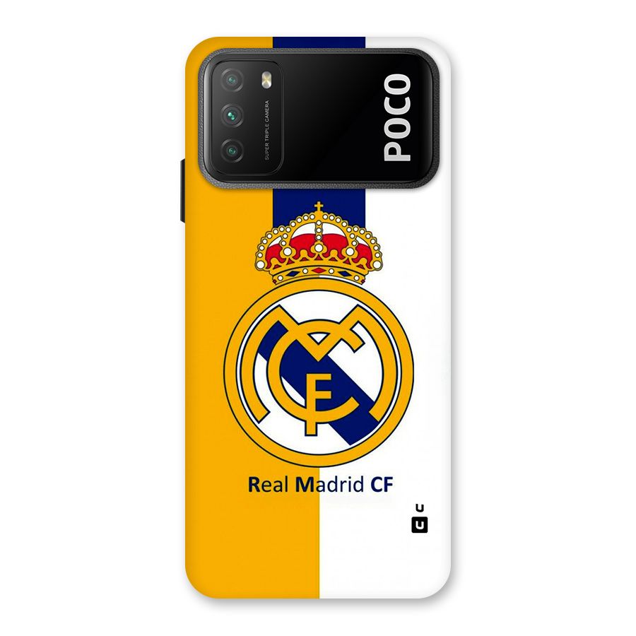 Real Madrid Back Case for Poco M3