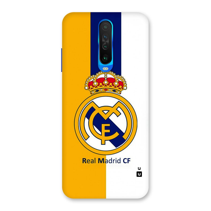 Real Madrid Back Case for Poco X2