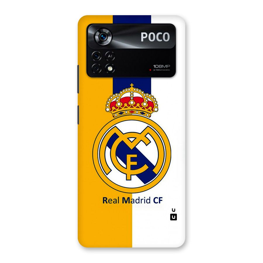 Real Madrid Back Case for Poco X4 Pro 5G