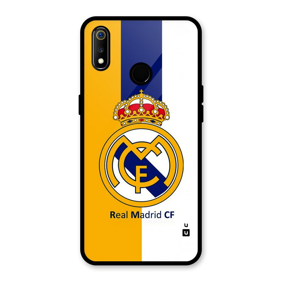 Real Madrid Glass Back Case for Realme 3i