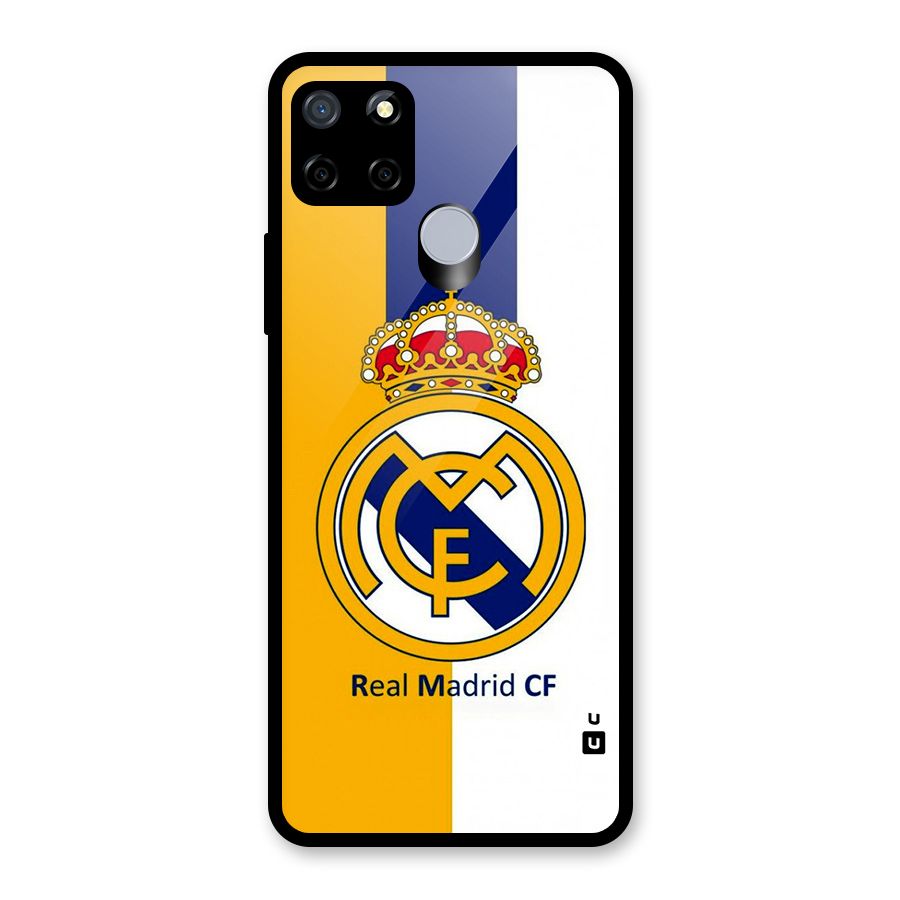 Real Madrid Glass Back Case for Realme Narzo 30A