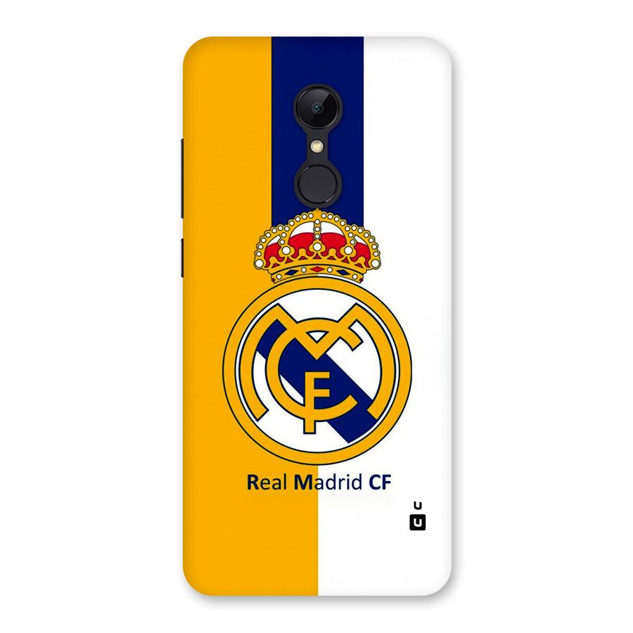 Real Madrid Back Case for Redmi 5