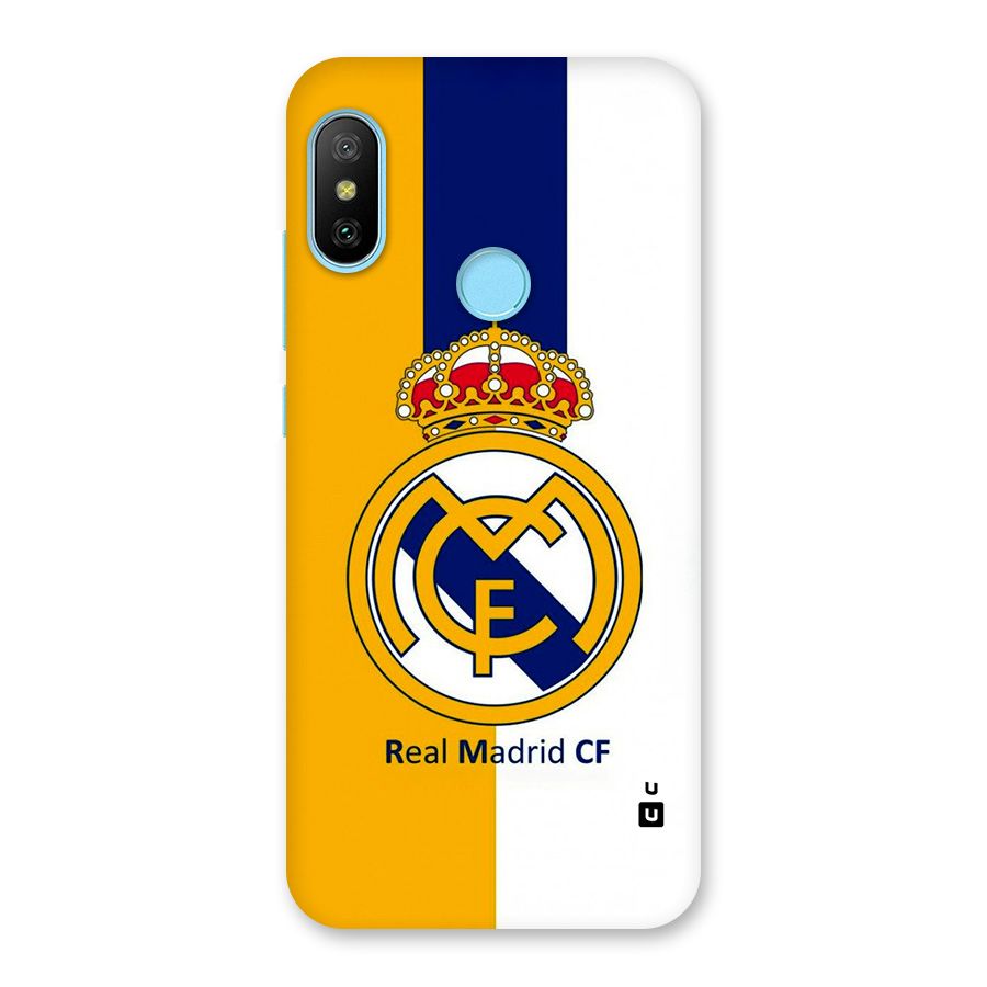 Real Madrid Back Case for Redmi 6 Pro