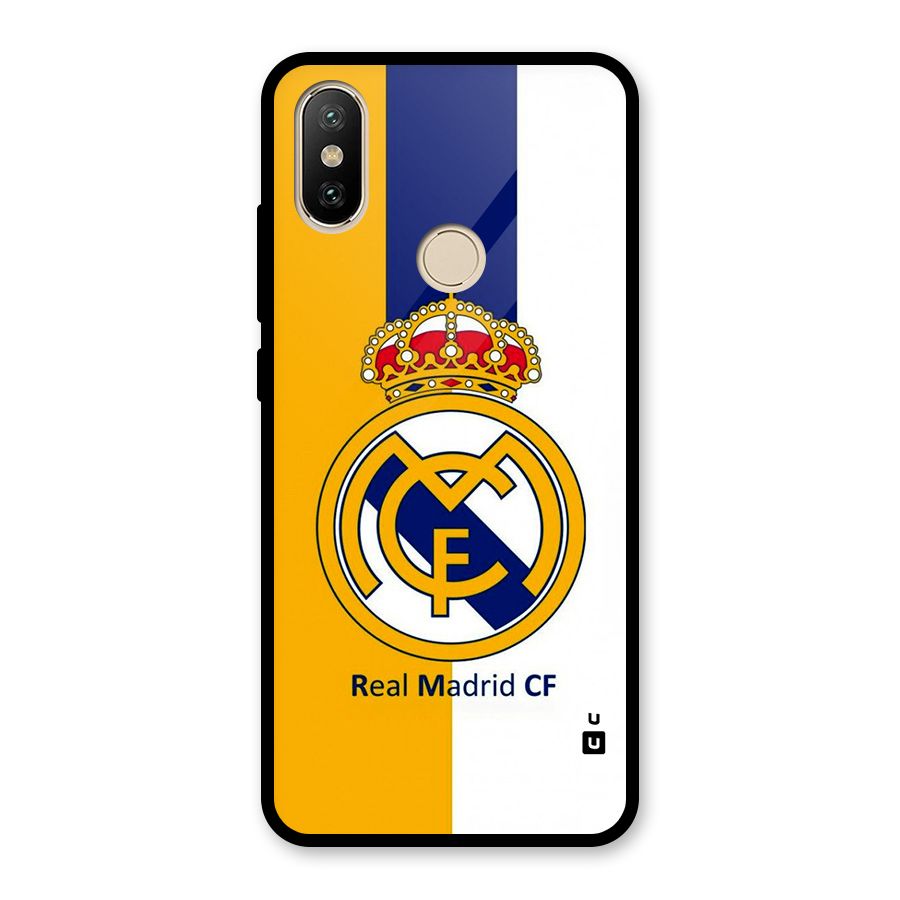 Real Madrid Glass Back Case for Redmi A2