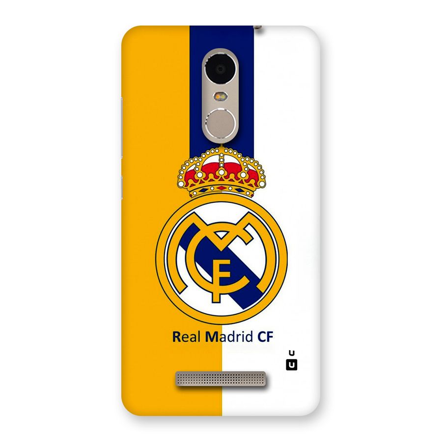 Real Madrid Back Case for Redmi Note 3