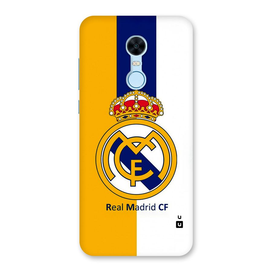 Real Madrid Back Case for Redmi Note 5