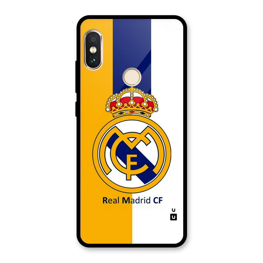 Real Madrid Glass Back Case for Redmi Note 5 Pro