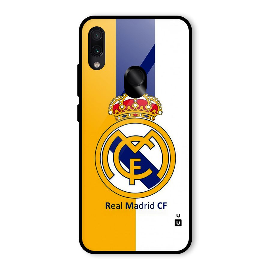 Real Madrid Glass Back Case for Redmi Note 7 Pro