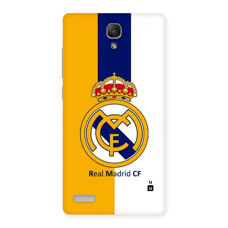 Real Madrid Back Case for Redmi Note Prime