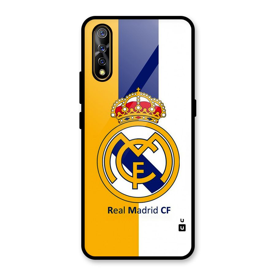 Real Madrid Glass Back Case for Vivo S1