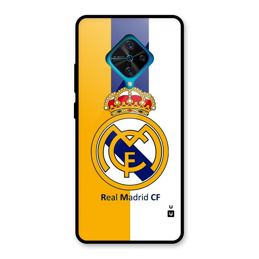 Real Madrid Glass Back Case for Vivo S1 Pro