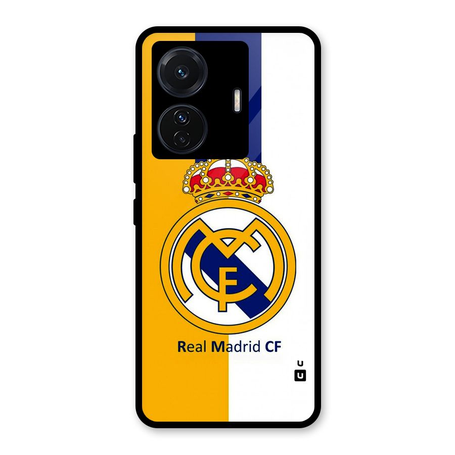 Real Madrid Glass Back Case for Vivo T1 Pro