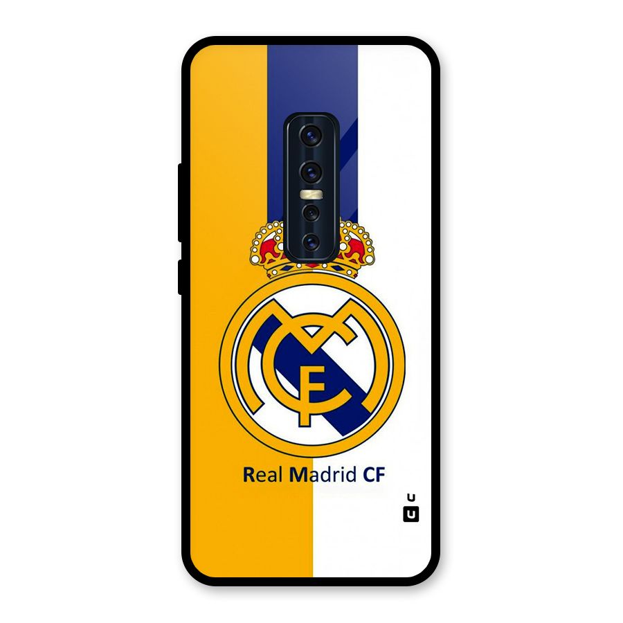Real Madrid Glass Back Case for Vivo V17 Pro
