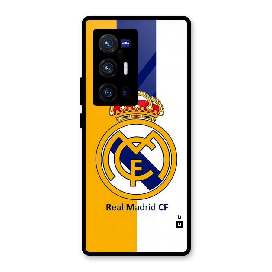 Real Madrid Glass Back Case for Vivo X70 Pro Plus
