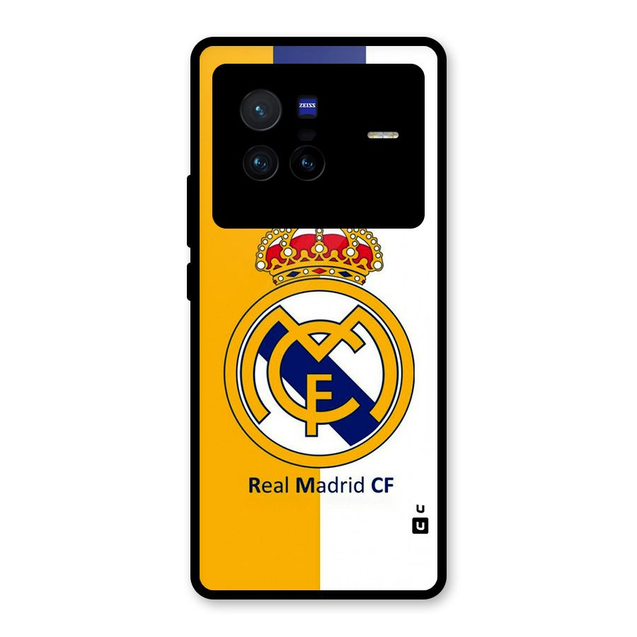 Real Madrid Glass Back Case for Vivo X80