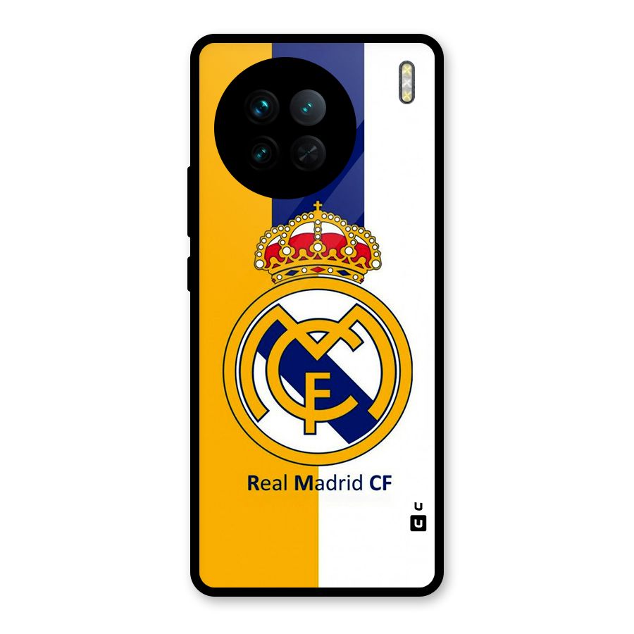 Real Madrid Glass Back Case for Vivo X90
