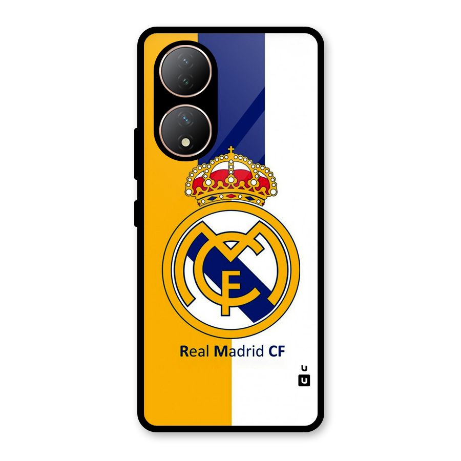 Real Madrid Glass Back Case for Vivo Y100A