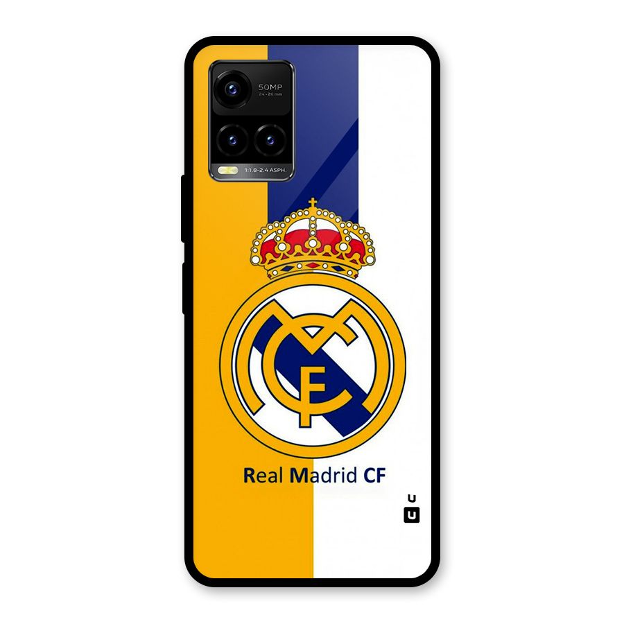 Real Madrid Glass Back Case for Vivo Y21T