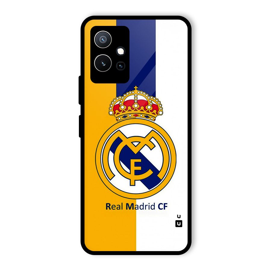 Real Madrid Glass Back Case for Vivo Y75 5G