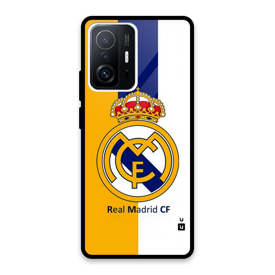 Real Madrid Glass Back Case for Xiaomi 11T Pro