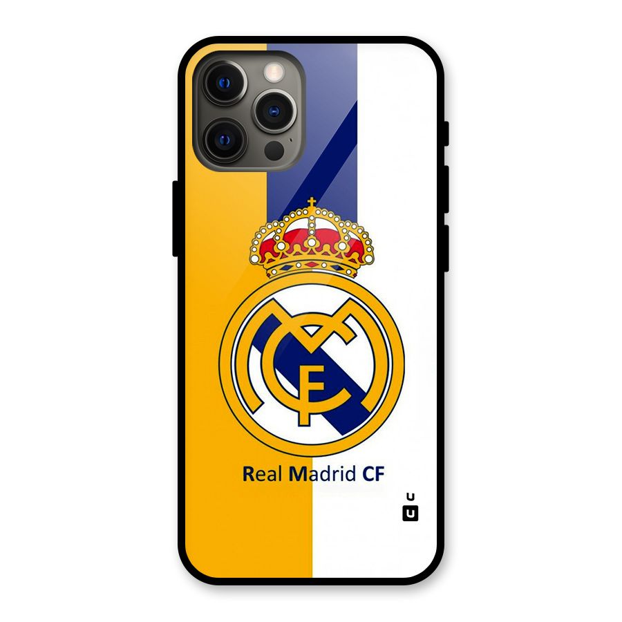 Real Madrid Glass Back Case for iPhone 12 Pro Max
