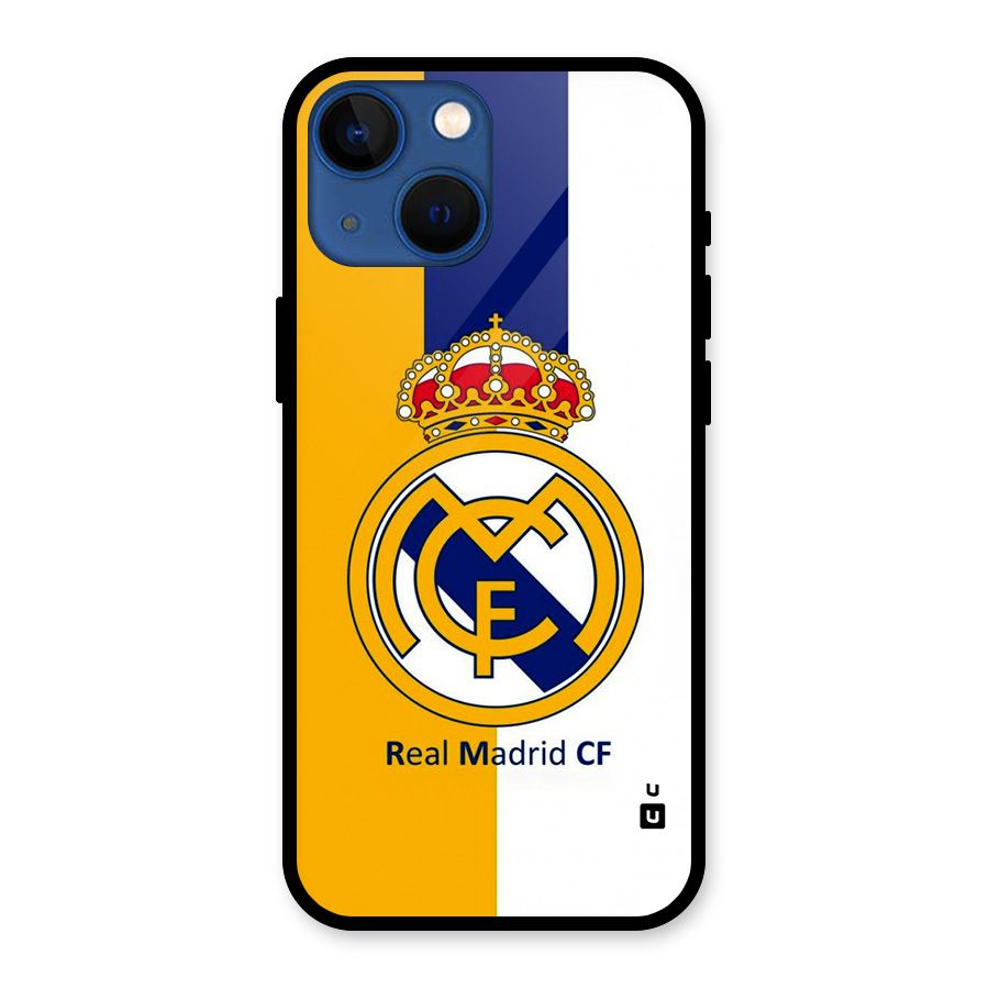 Real Madrid Glass Back Case for iPhone 13 Mini