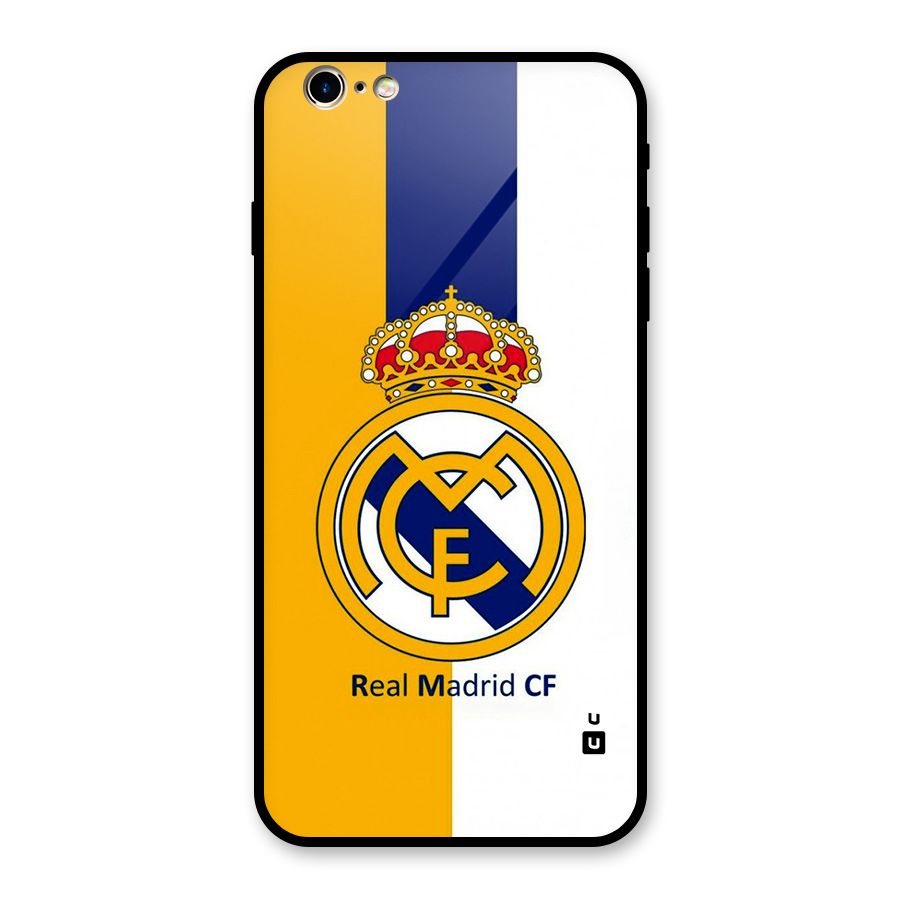 Real Madrid Glass Back Case for iPhone 6 Plus 6S Plus
