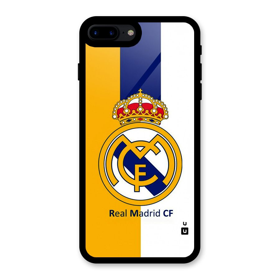 Real Madrid Glass Back Case for iPhone 8 Plus
