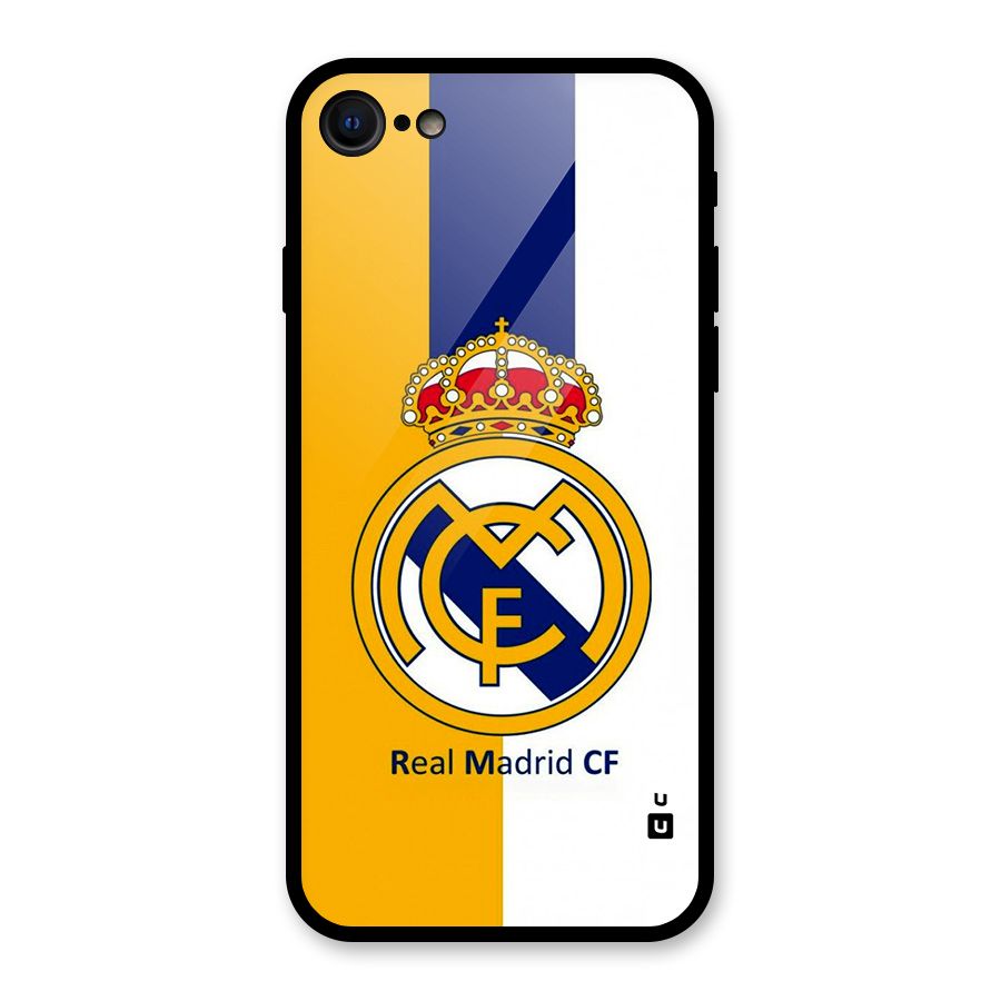 Real Madrid Glass Back Case for iPhone SE 2022