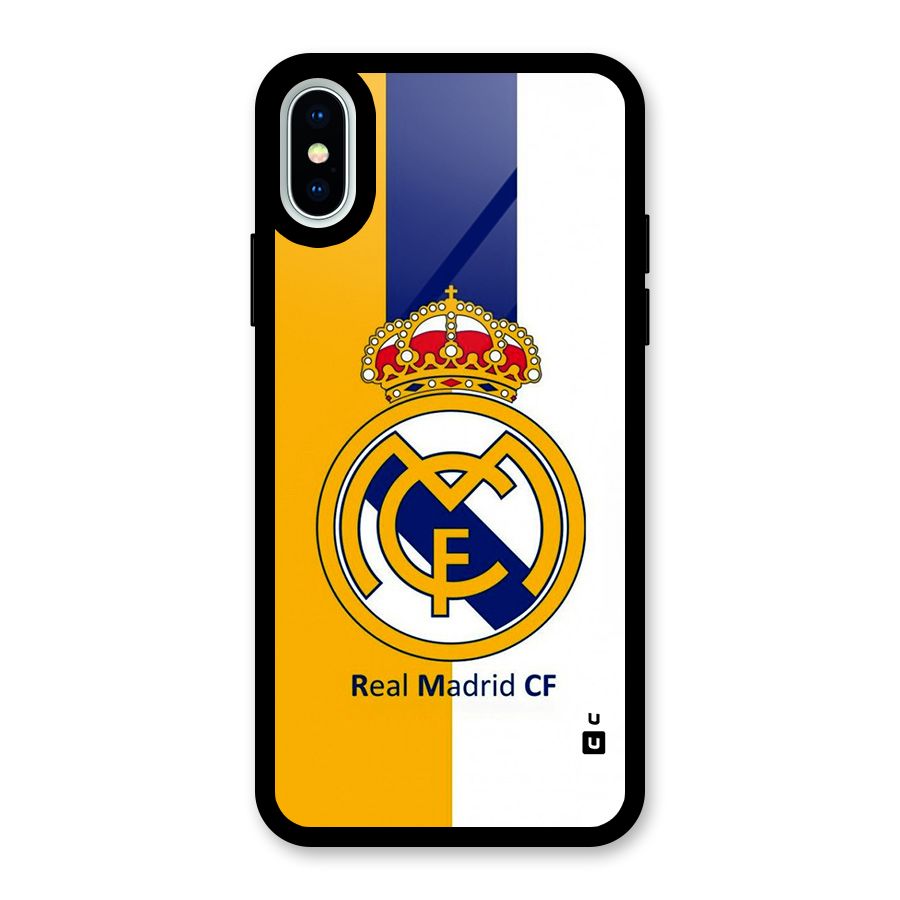 Real Madrid Glass Back Case for iPhone X