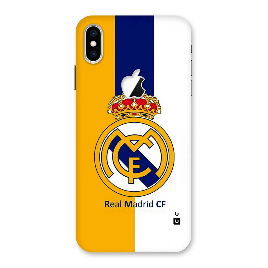 Real Madrid Back Case for iPhone XS Max Apple Cut